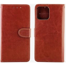 Mobigear Wallet Xiaomi Mi 11 Lite Hoesje Bookcase Portemonnee - Bruin