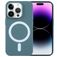 Mobigear Rubber Touch iPhone 15 Pro Max Siliconen MagSafe Hoesje Backcover - Groen