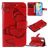 Mobigear Butterfly iPhone 12 Mini Hoesje Bookcase Portemonnee - Rood