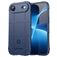 Mobigear Rugged Shield iPhone Air Hoesje Flexibel TPU Backcover Shockproof - Blauw