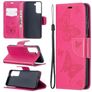 Mobigear Butterfly Samsung Galaxy S21 Hoesje Bookcase Portemonnee - Roze