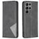 Mobigear Rhombus Slim Samsung Galaxy S24 Ultra Hoesje Bookcase - Zwart