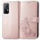 Mobigear Clover Xiaomi 12 Hoesje Bookcase Portemonnee - Roségoud