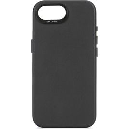 Decoded iPhone 16e Hoesje Echt Leer Backcover Shockproof - Zwart