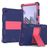 Mobigear ShieldStand Samsung Galaxy Tab A8 10.5 (2021) Hoes Hard kunststof / Siliconen Backcover + Standaard - Blauw / Rood