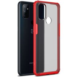 Mobigear Shockproof OnePlus Nord N100 Hoesje Hardcase Backcover Shockproof - Rood