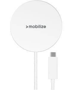 Mobilize Magnetic Single USB-C USB-C 1.2 Meter 25W - Wit