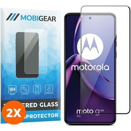 Mobigear Premium Motorola Moto G84 Glazen Screenprotector - Case Friendly (2-Pack)