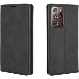 Mobigear Retro Slim Samsung Galaxy Note 20 Ultra Hoesje Bookcase Portemonnee - Zwart