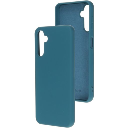 Mobiparts Samsung Galaxy A14 Siliconen Hoesje Backcover - Blueberry Blue