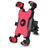 Mobigear PushHold Telefoonhouder Fiets Fietsstuur Bevestiging Klem Universeel - Rood