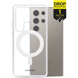 Mobilize Naked Protection Doorzichtig Samsung Galaxy S24 Ultra MagSafe Hoesje Hardcase Backcover Shockproof - Transparant