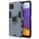 Mobigear Armor Ring Samsung Galaxy A22 5G Hoesje Hardcase Backcover Shockproof met Ringhouder - Blauw