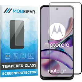 Mobigear Premium Motorola Moto G13 Glazen Screenprotector - Case Friendly - Zwart