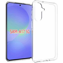 Mobigear Basics Doorzichtig Samsung Galaxy A17 Hoesje Flexibel TPU Backcover - Transparant