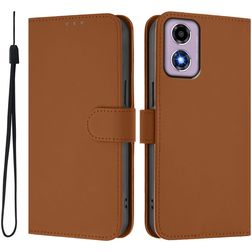 Mobigear Urban Wallet Motorola Moto E14 Hoesje Bookcase Portemonnee - Bruin