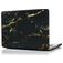 Mobigear Marble MacBook Pro 15 Inch (2008-2012) Hoes Hardshell Laptopcover MacBook Case - Zwart / Bruin - Model A1260 / A1286