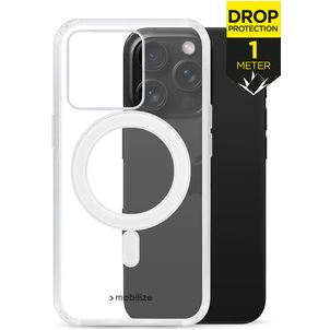 Mobilize Naked Protection Doorzichtig iPhone 16 Pro MagSafe Hoesje Hardcase Backcover Shockproof - Transparant