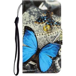 Mobigear Design Xiaomi Redmi 9C Hoesje Bookcase Portemonnee - Vlinder