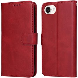 Mobigear Wallet iPhone 17e Hoesje Bookcase Portemonnee - Rood