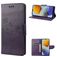 Mobigear Flowers Samsung Galaxy M23 Hoesje Bookcase Portemonnee - Paars