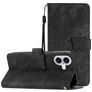 Mobigear Butterfly iPhone 17 Hoesje Bookcase Portemonnee - Zwart