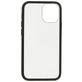 Mobiparts Hardcover iPhone 12 Mini Hoesje Hardcase Backcover - Transparant / Grijs