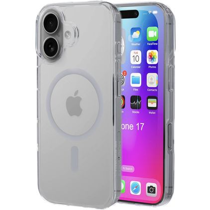 Mobiparts Hardcover Doorzichtig iPhone 17 MagSafe Hoesje Hardcase Backcover - Transparant