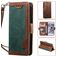 Mobigear Two Tone iPhone SE (2022) Hoesje Bookcase Portemonnee - Groen