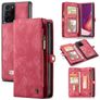 Caseme 008 Samsung Galaxy Note 20 Ultra Hoesje Uitneembare 2in1 Bookcase Portemonnee - Rood