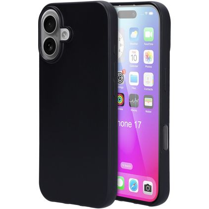 Mobiparts Classic iPhone 17 Hoesje Flexibel TPU Backcover - Zwart