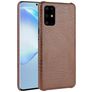 Mobigear Croco Samsung Galaxy S20 Plus Hoesje Hardcase Backcover - Bruin