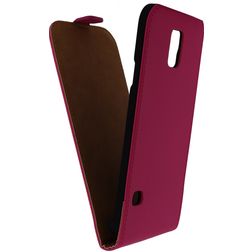 Mobilize Ultra Slim Flip Samsung Galaxy S5 Hoesje Flipcase - Fuchsia