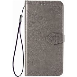 Mobigear Mandala OPPO Reno 3 Pro Hoesje Bookcase Portemonnee - Grijs