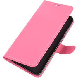 Mobigear Classic LG K51s Hoesje Bookcase Portemonnee - Magenta