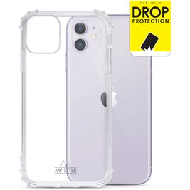My Style Protective Flex Doorzichtig iPhone 11 Hoesje Flexibel TPU Backcover Shockproof - Transparant