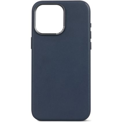 Decoded iPhone 15 Pro MagSafe Hoesje Echt Leer Backcover - Blauw