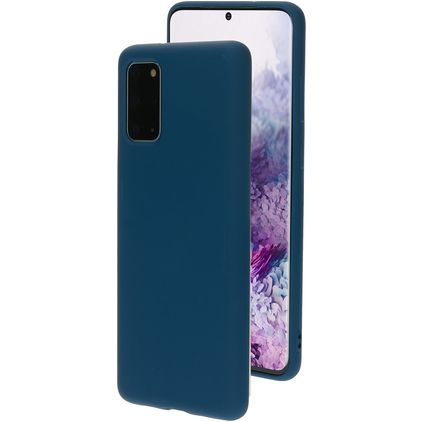 Mobiparts Samsung Galaxy S20 Plus Siliconen Hoesje Backcover - Blueberry Blue