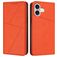 Mobigear Frosted Flip iPhone 17 Hoesje Bookcase Portemonnee - Oranje