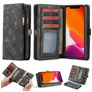 Caseme 008 iPhone 11 Hoesje Uitneembare 2in1 Bookcase Portemonnee - Zwart