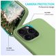 Mobigear Rubber Touch iPhone 16 Pro Siliconen Hoesje Backcover - Groen