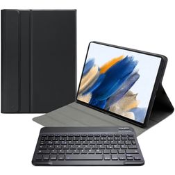 Mobilize Detachable Bluetooth Keyboard Samsung Galaxy Tab A8 10.5 (2021) Hoes QWERTZ Bluetooth Toetsenbord Bookcase - Zwart
