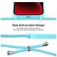 Mobigear Lanyard iPhone 14 Siliconen Hoesje met koord - Blauw