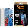 PanzerGlass Ultra-Wide Fit Privacy iPhone 17 Glazen Screenprotector Privacy - Case Friendly - Zwart