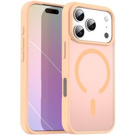 Mobigear Shockproof iPhone 17 Pro MagSafe Hoesje Hardcase Backcover - Rouge Powder