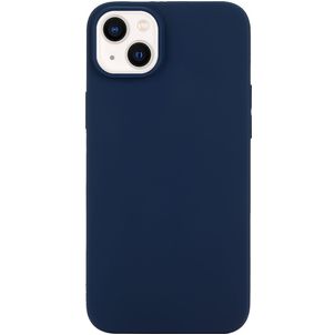 Mobigear Colors iPhone 14 Plus Hoesje Flexibel TPU Backcover - Marineblauw