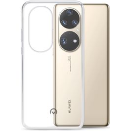 Mobilize Gelly Doorzichtig Huawei P50 Pro Hoesje Flexibel TPU Backcover - Transparant