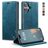 CaseMe 013 iPhone 17 Hoesje Bookcase Portemonnee - Blauw