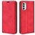 Mobigear Retro Slim Motorola Moto G82 Hoesje Bookcase Portemonnee - Rood
