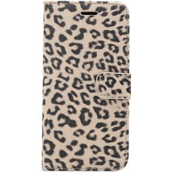 Mobigear Leopard iPhone XR Hoesje Bookcase Portemonnee - Bruin